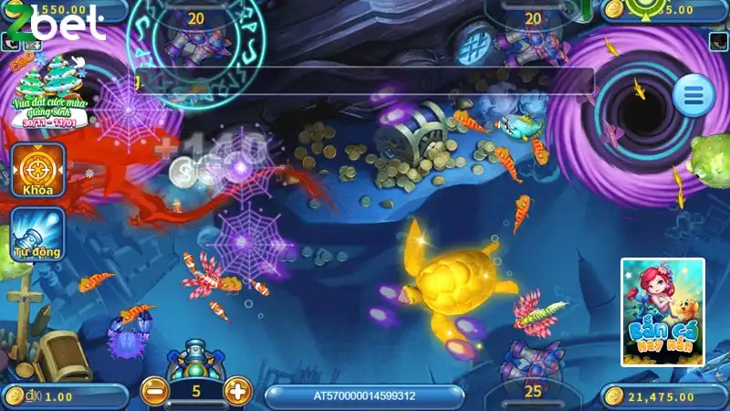 Bắn cá may mắn đại dương kiếm tiền khủng