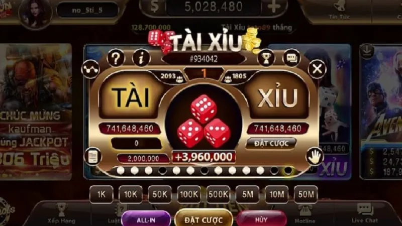 Giao diện chuyên nghiệp, mượt mà là đặc điểm của Sunwin thật.